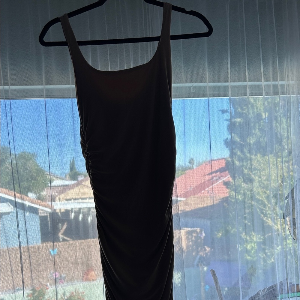 Lux LA ran ruched body con dress
